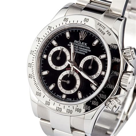 116520 ss rolex daytona black dial|rolex daytona 116520 retail price.